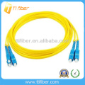 SC singlemode 9 / 125um de alta calidad Fibra óptica patch cord